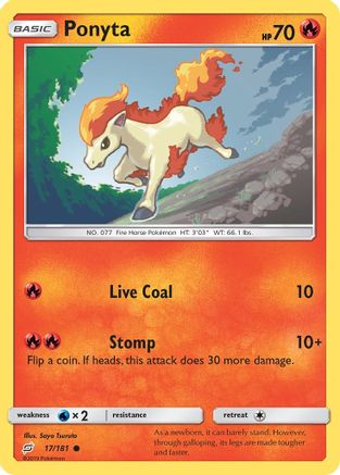 Ponyta - SM - Team Up #17