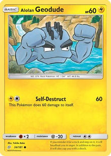 Alolan Geodude (34) - SM - Team Up #34