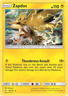 Zapdos - SM - Team Up #40