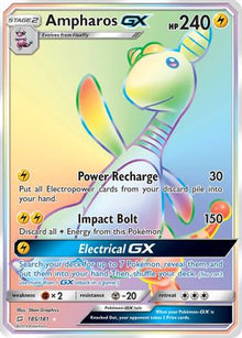 Ampharos GX (Secret) - SM - Team Up #185