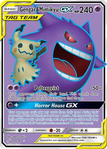 Gengar & Mimikyu GX (Full Art) - SM - Team Up #164