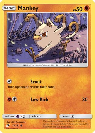 Mankey - SM - Team Up #71