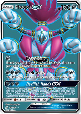 Hoopa GX (Full Art) - SM - Team Up #166