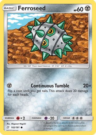 Ferroseed - SM - Team Up #102