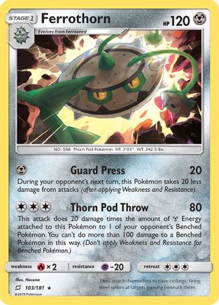 Ferrothorn - SM - Team Up #103