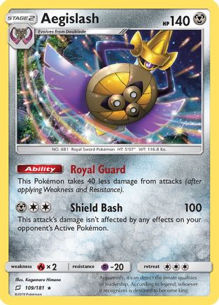 Aegislash - SM - Team Up #109