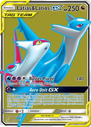 Latias & Latios GX (Full Art) - SM - Team Up #169