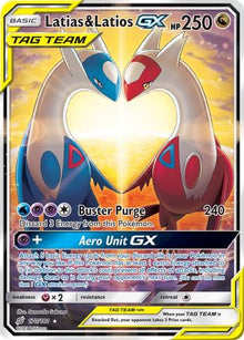 Latias & Latios GX (Alternate Full Art) - SM - Team Up #170