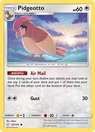Pidgeotto - SM - Team Up #123