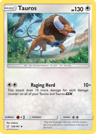 Tauros - SM - Team Up #129