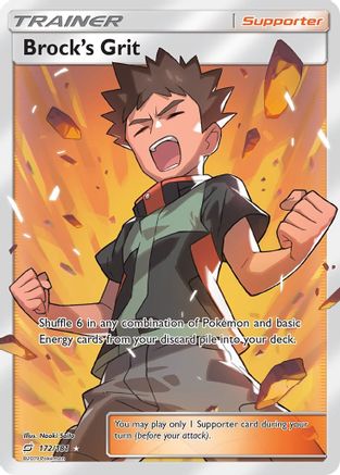 Brock's Grit (Full Art) - SM - Team Up #172