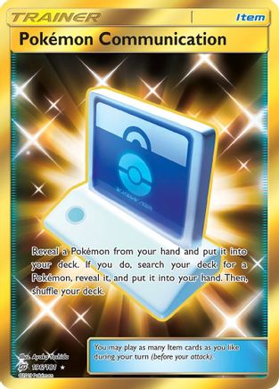 Pokemon Communication (Secret) - SM - Team Up #196