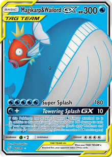 Magikarp & Wailord GX (Full Art) - SM - Team Up #160