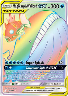 Magikarp & Wailord GX (Secret) - SM - Team Up #183