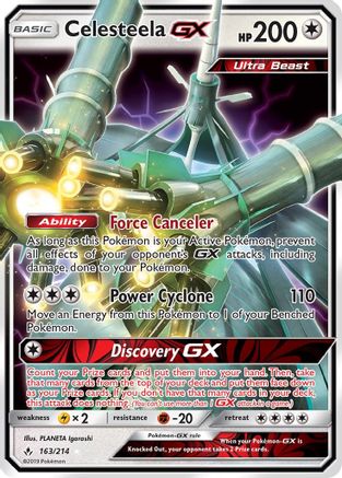 Celesteela GX - SM - Unbroken Bonds #163