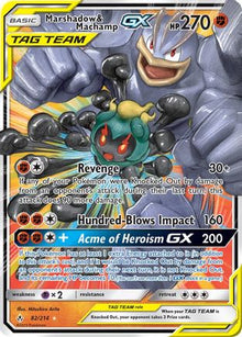 Marshadow & Machamp GX - SM - Unbroken Bonds #82