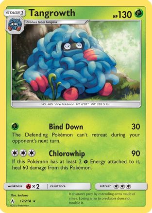 Tangrowth - SM - Unbroken Bonds #17