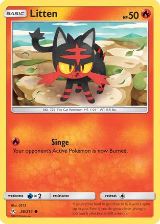 Litten (26) - SM - Unbroken Bonds #26