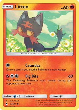 Litten (27) - SM - Unbroken Bonds #27