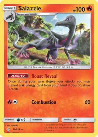 Salazzle - SM - Unbroken Bonds #31