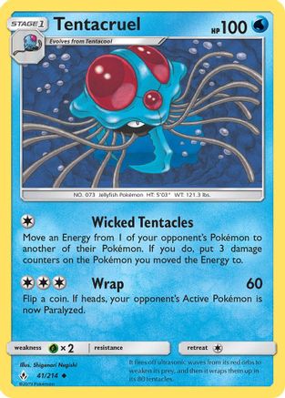 Tentacruel - SM - Unbroken Bonds #41