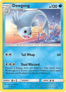 Dewgong - SM - Unbroken Bonds #45