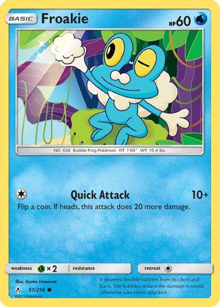 Froakie - SM - Unbroken Bonds #51