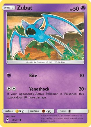 Zubat - SM - Unbroken Bonds #64