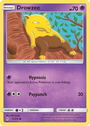 Drowzee - SM - Unbroken Bonds #71