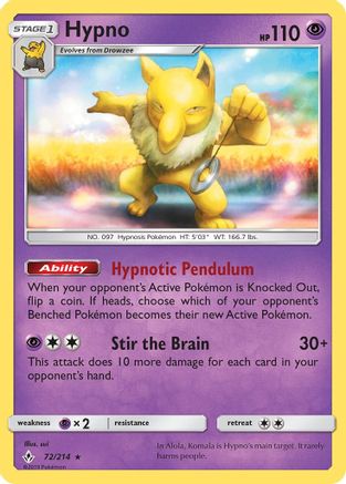 Hypno - SM - Unbroken Bonds #72