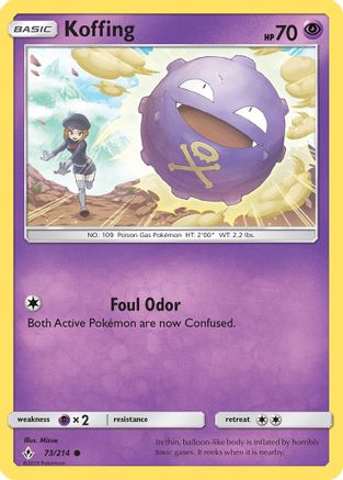 Koffing - SM - Unbroken Bonds #73