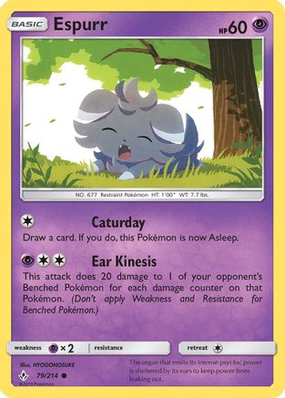 Espurr - SM - Unbroken Bonds #79