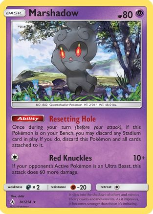 Marshadow - SM - Unbroken Bonds #81