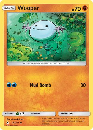 Wooper - SM - Unbroken Bonds #96