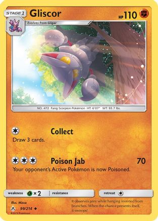 Gliscor - SM - Unbroken Bonds #99
