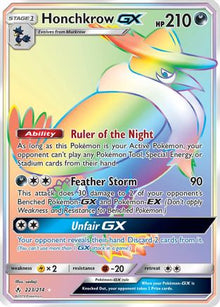 Honchkrow GX (Secret) - SM - Unbroken Bonds #223