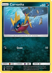Carvanha - SM - Unbroken Bonds #110