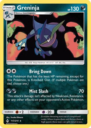 Greninja - SM - Unbroken Bonds #117