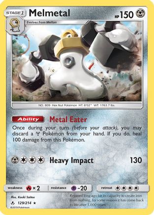 Melmetal - SM - Unbroken Bonds #129