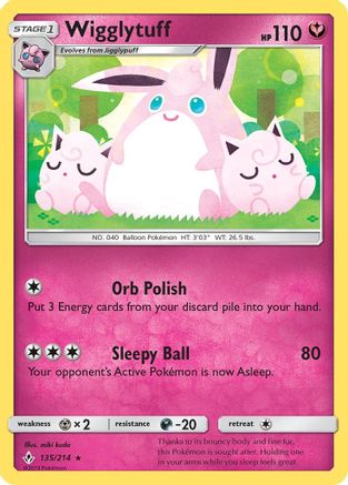 Wigglytuff - SM - Unbroken Bonds #135