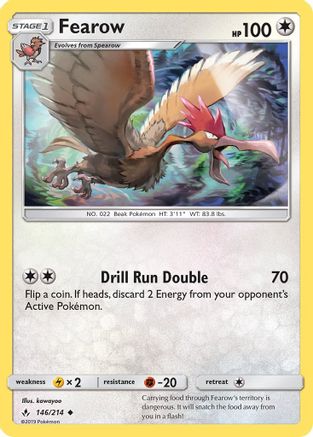Fearow - SM - Unbroken Bonds #146