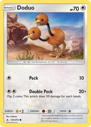 Doduo - SM - Unbroken Bonds #150