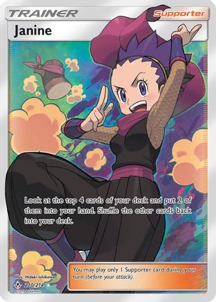 Janine (Full Art) - SM - Unbroken Bonds #210