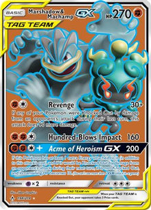 Marshadow & Machamp GX (198) (Full Art) - SM - Unbroken Bonds #198