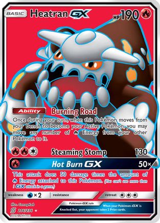 Heatran GX (Full Art) - SM - Unified Minds #216