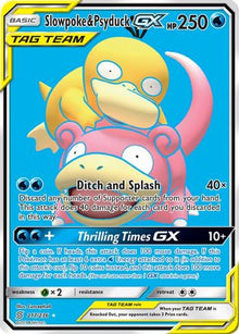 Slowpoke & Psyduck GX (Full Art) - SM - Unified Minds #217