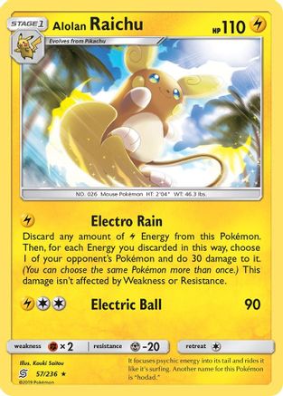 Alolan Raichu - SM - Unified Minds #57