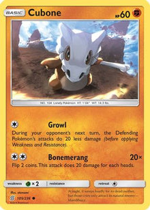 Cubone - SM - Unified Minds #105