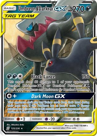 Umbreon & Darkrai GX - SM - Unified Minds #125