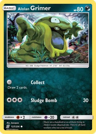 Alolan Grimer - SM - Unified Minds #127